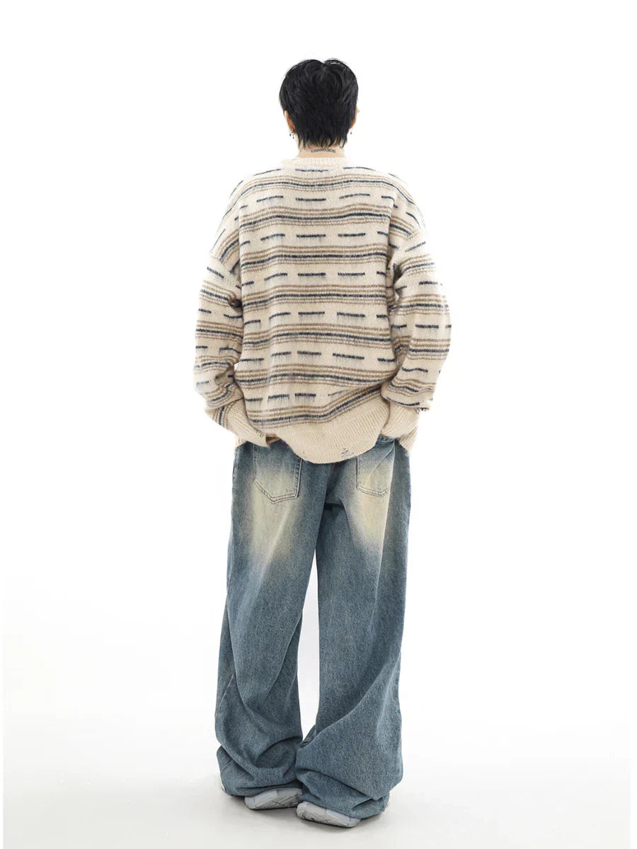 [MRNEARLY] ADVANCED SENSE OF ROUND NECK SWEATER  FE0651
