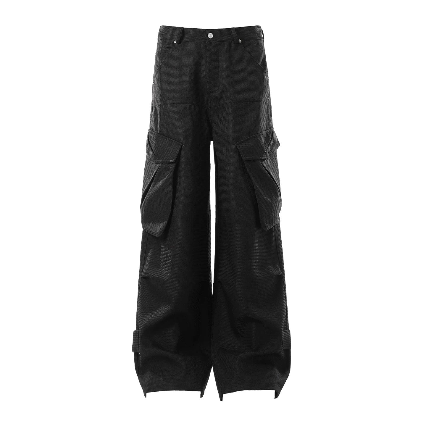 Men’s Straight-Leg Multi-Pocket Cargo Pants – American Vintage Utility Streetwear FE0026