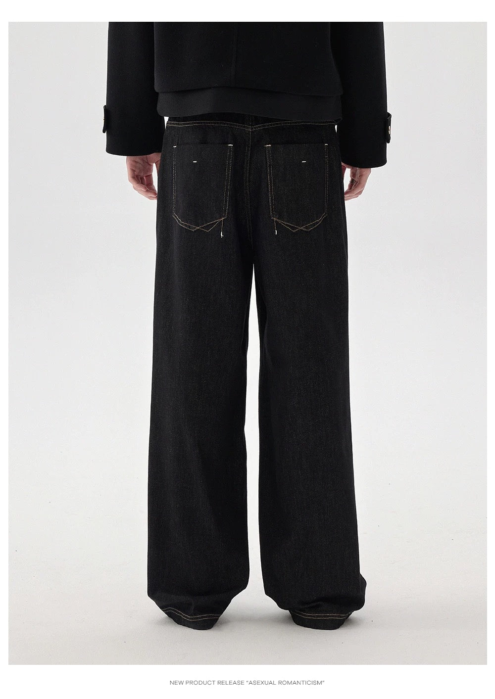 Men’s Vintage American Wide-Leg Denim Jeans  FE0383