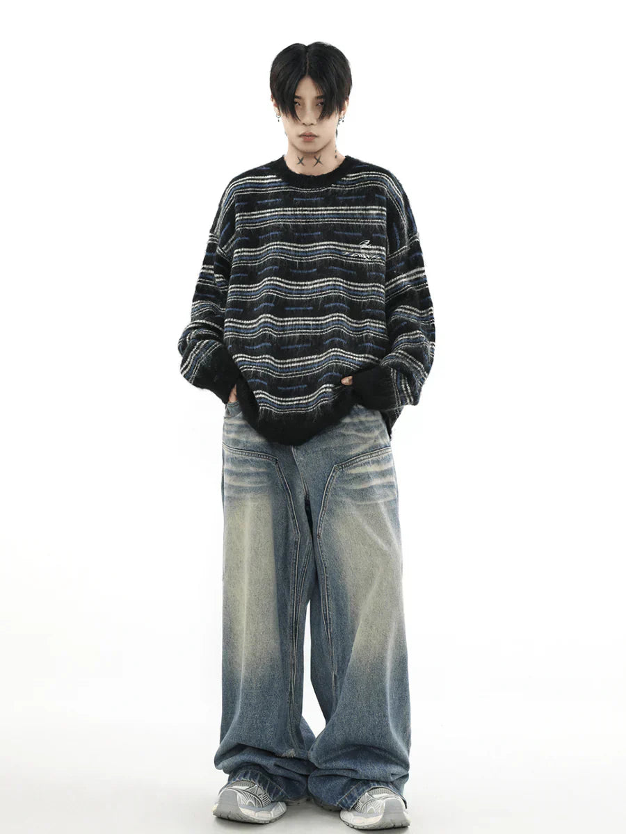 [MRNEARLY] ADVANCED SENSE OF ROUND NECK SWEATER  FE0651