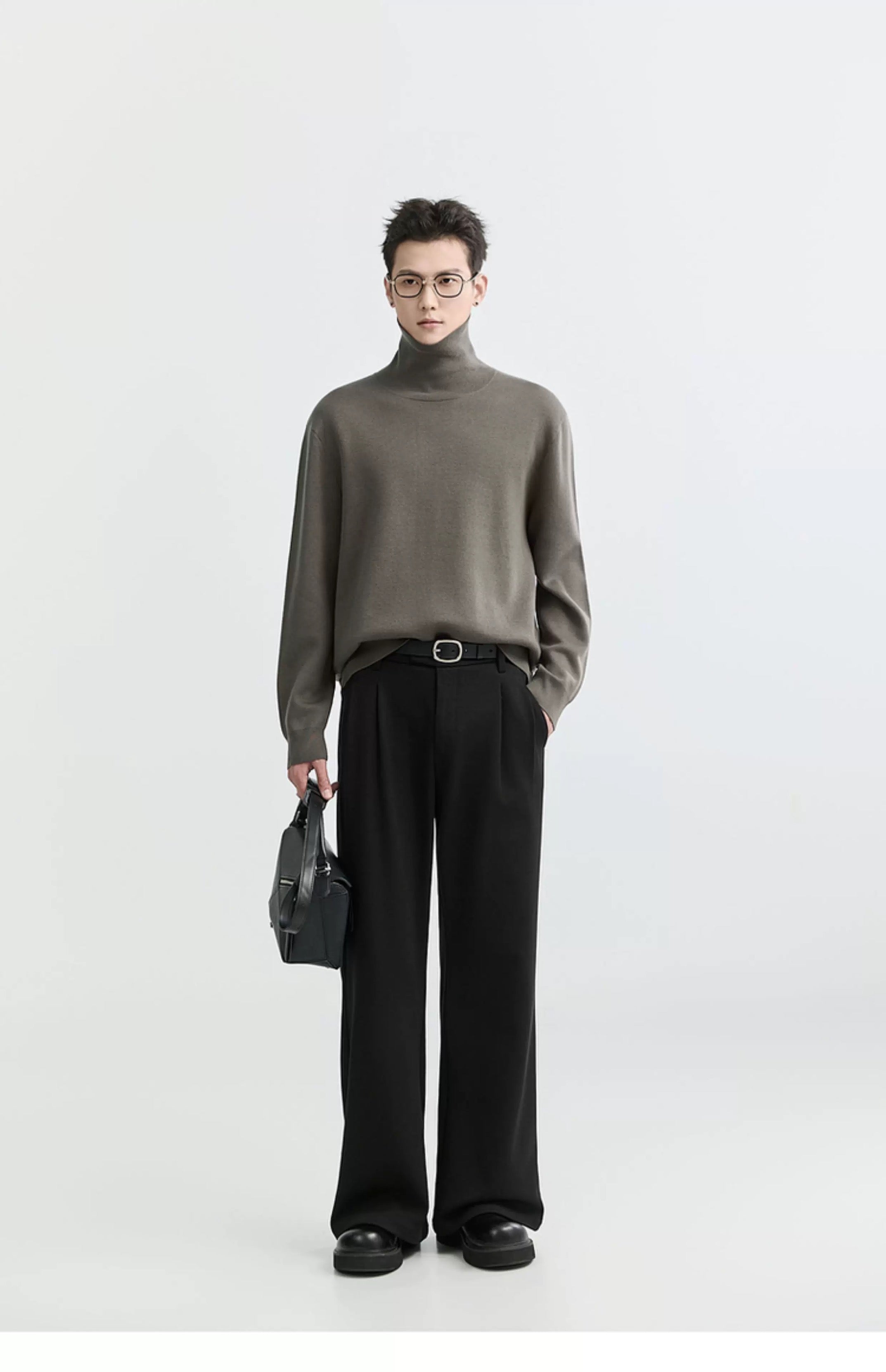 Men's High-Neck Knitted Sweater  FE0277