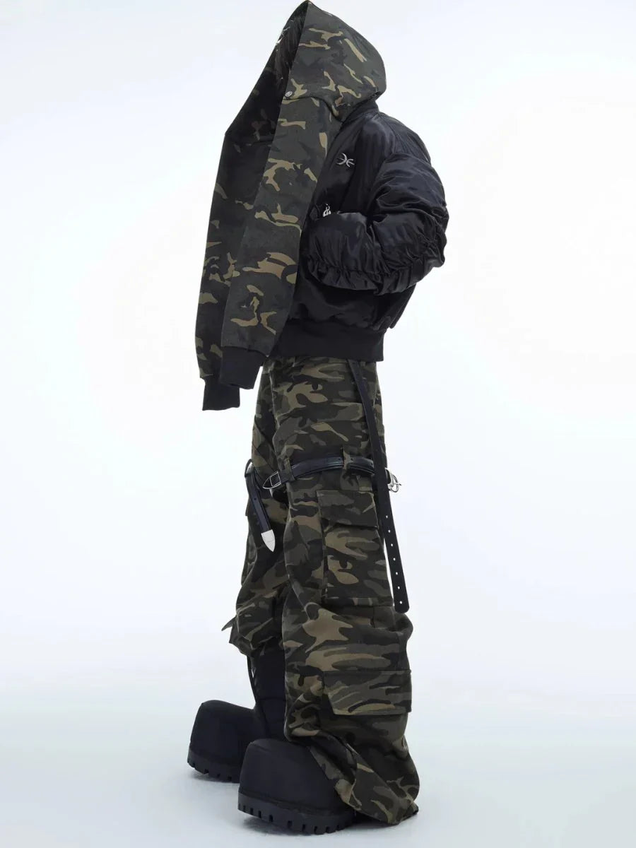 [CULTUREE] CAMOUFLAGE COTTON JACKET FE0488