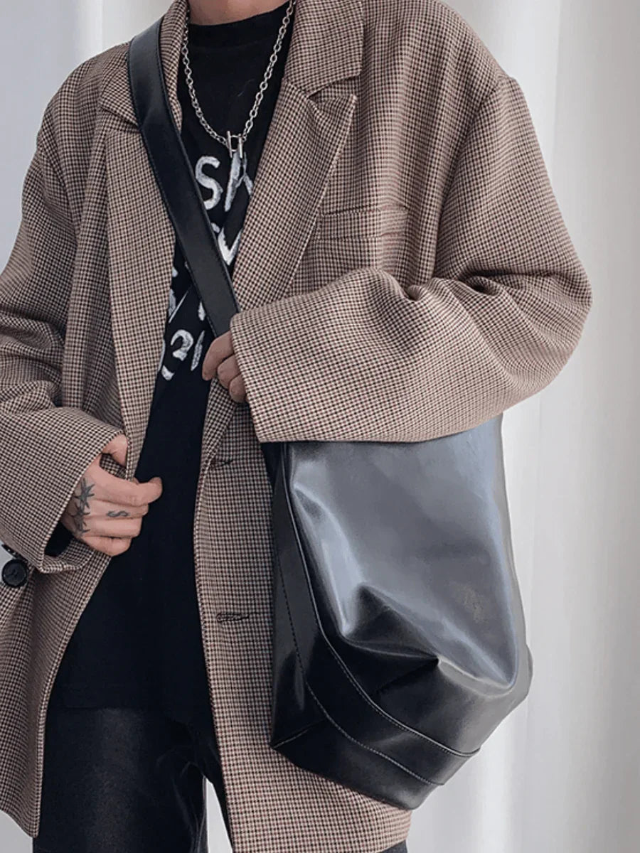 KOREAN STREET LEATHER SHOULDER BAG   FA089