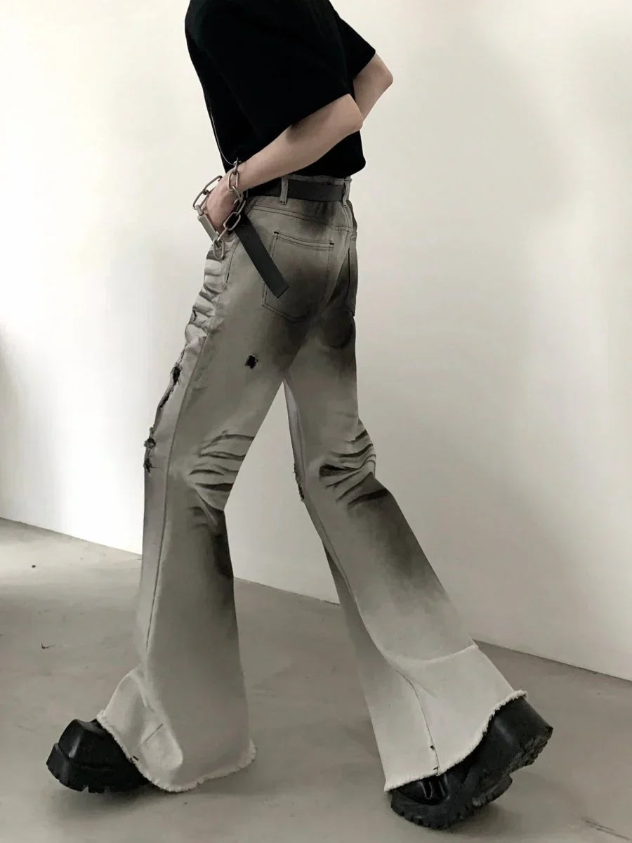 BLACK AND WHITE JEANS  FE0400