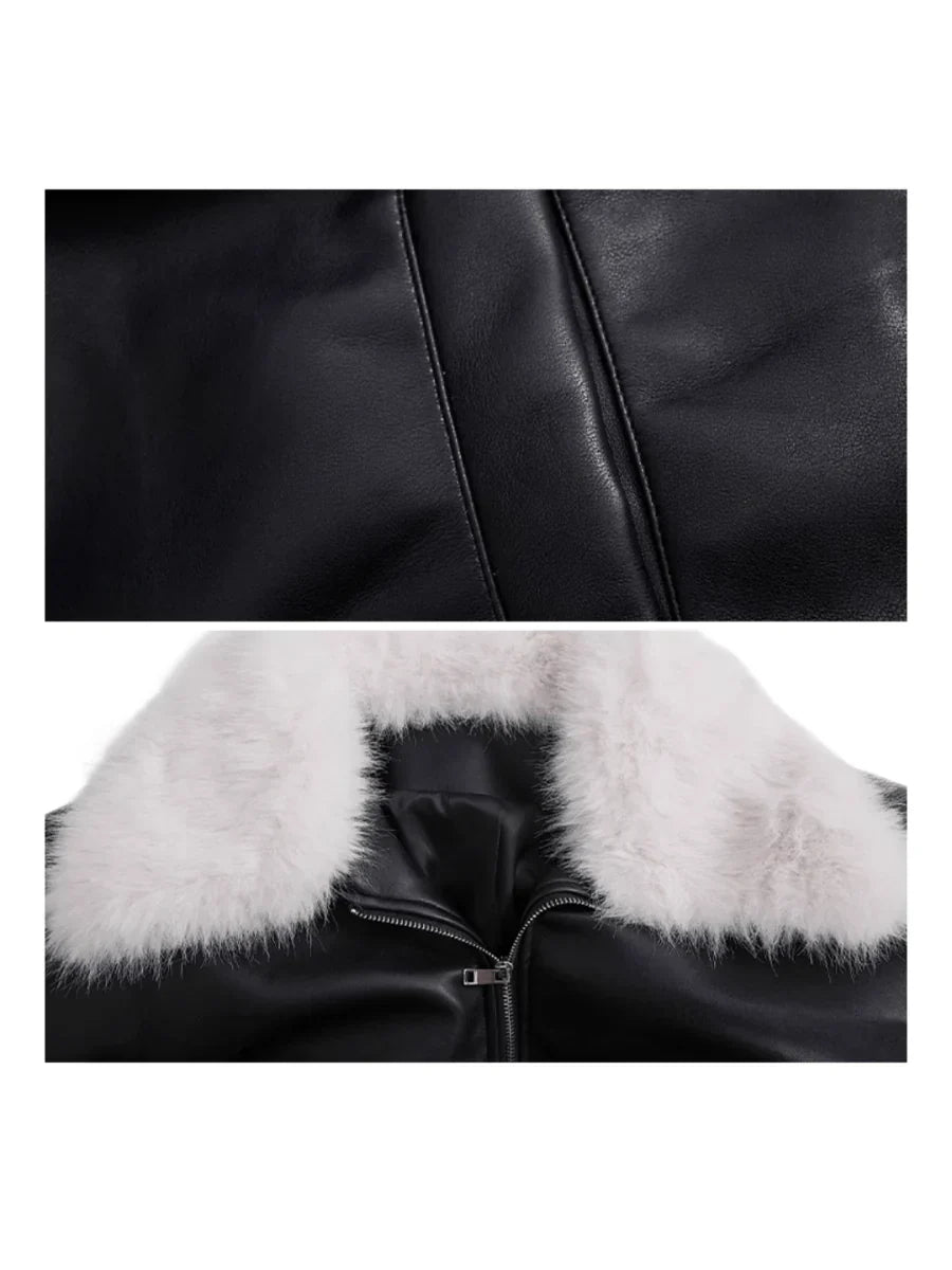 COTTON LEATHER JACKET FE0486