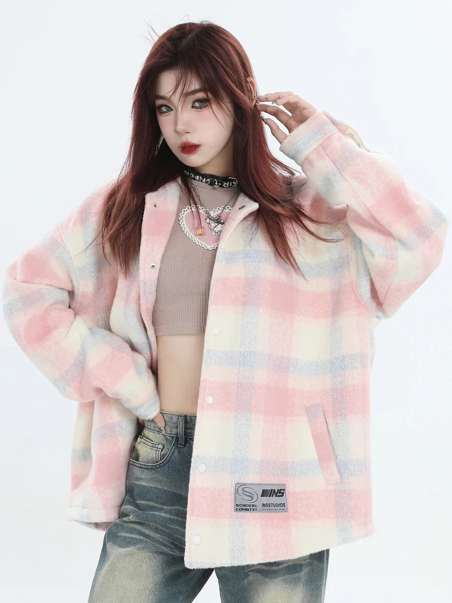 LOGO LOOSE LAPEL JACKET   FE0119