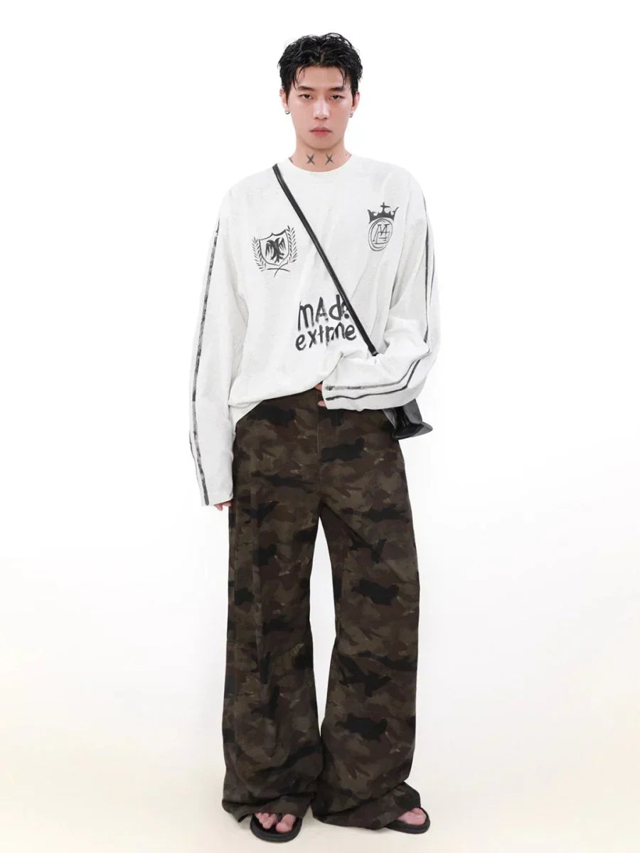 [MRNEARLY] STREET GRAFFITI T-SHIRT  FE0538