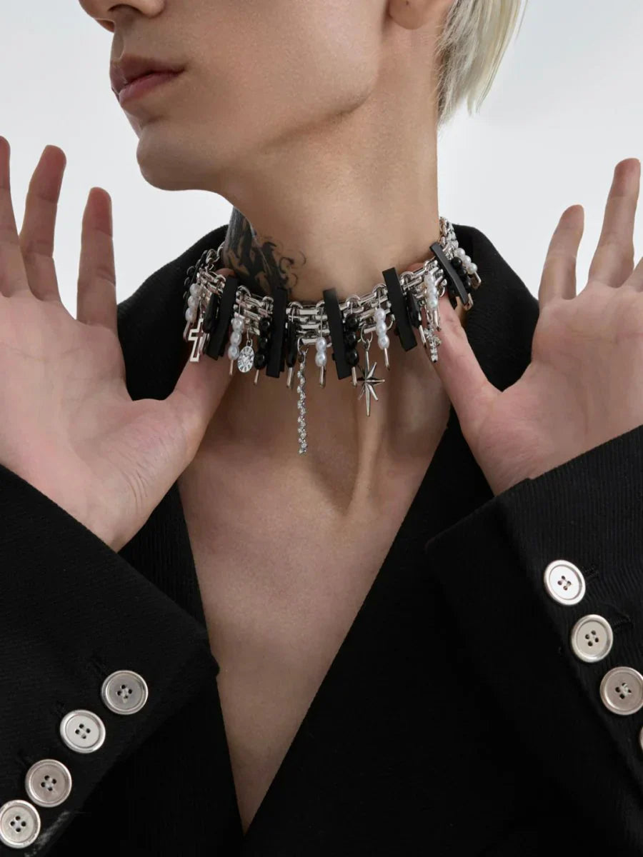 [STRUC TON] STRUC TON PUNK NECKLACE   FA102