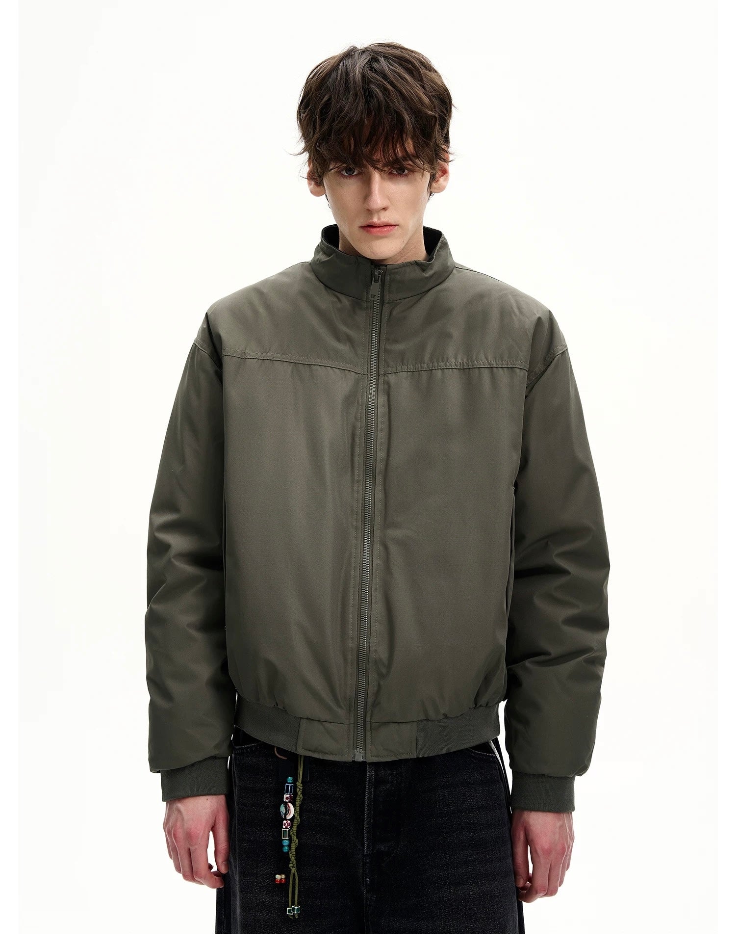 Men’s American Stand Collar Jacket  FE0097