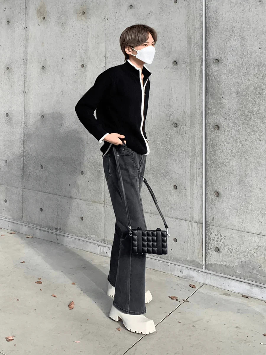 LUXURY SHOULDER SQUARE BAG   FA108