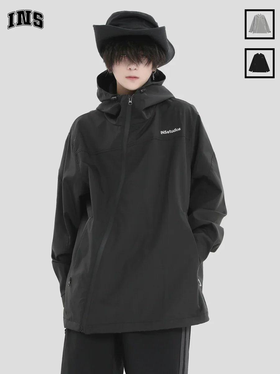 [INSstudios] AMERICAN OBLIQUE ZIPPER FE0482