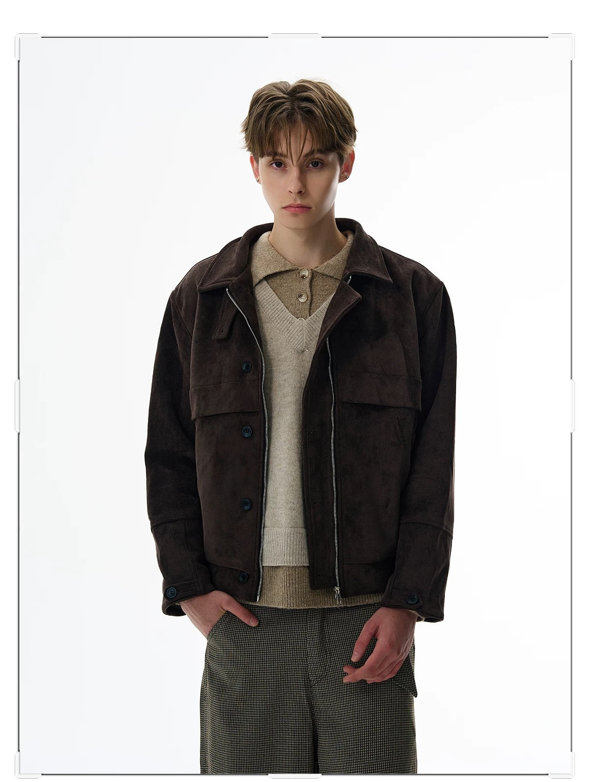 American Retro Suede Jacket  FE0349
