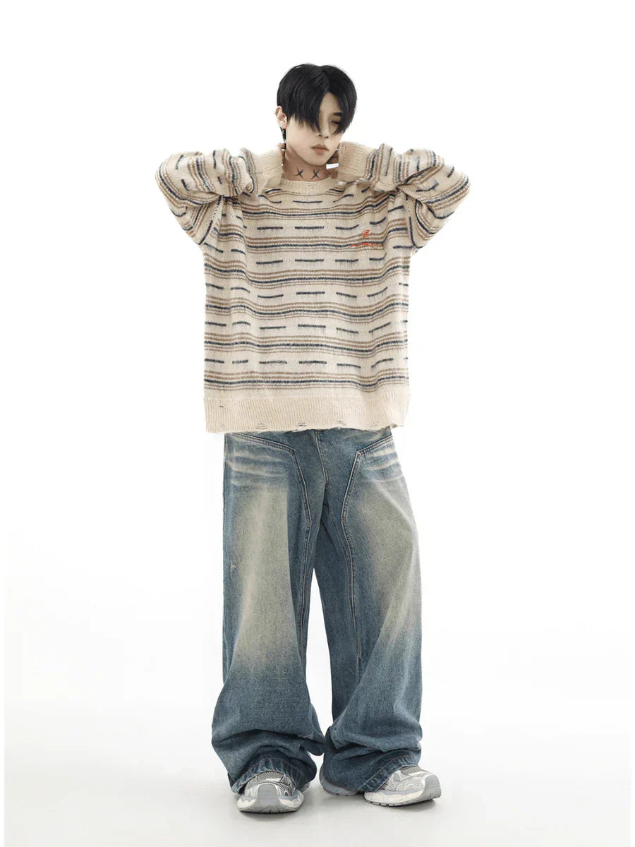 [MRNEARLY] ADVANCED SENSE OF ROUND NECK SWEATER  FE0651