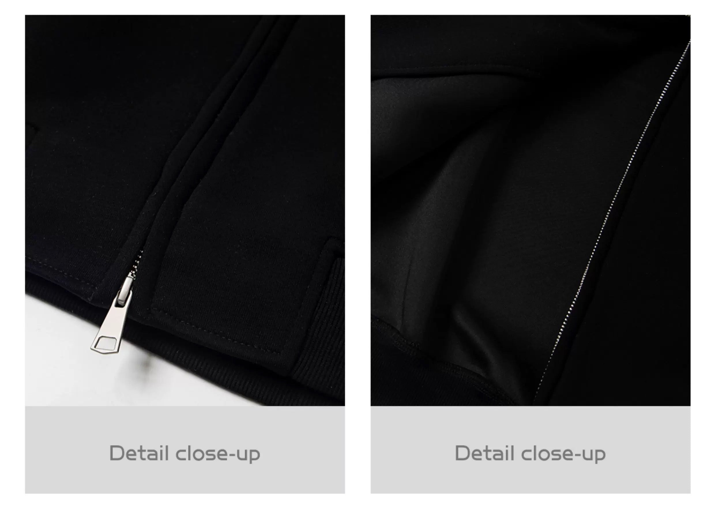 Men’s Cropped Zip-Up Hoodie – American Street Minimal Short Hoodie Jacket FE0003
