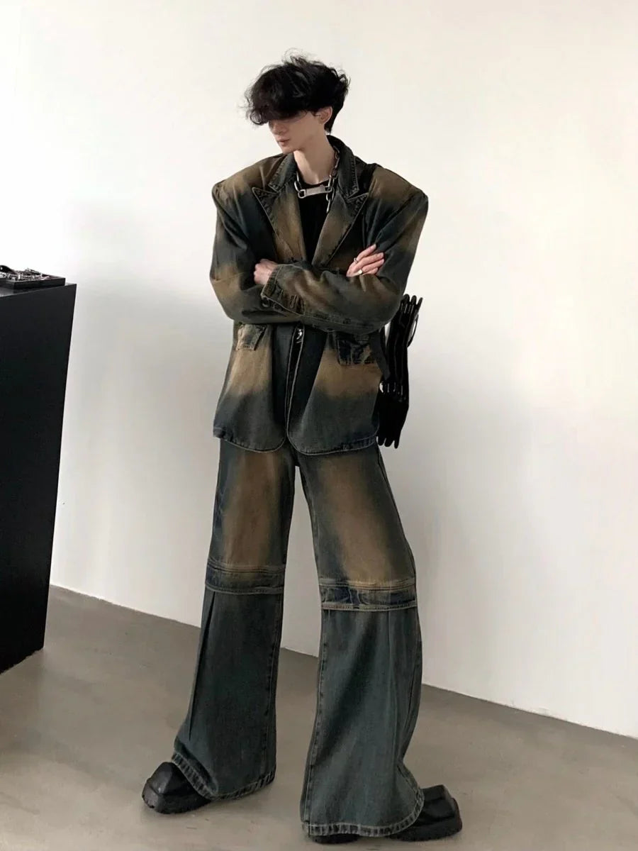 [AUTUMNWIND] DENIM JACKET + BOTTOMS  FE0450