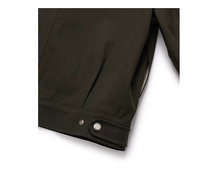 Men’s Deconstructed Layered Jacket – Vintage Minimal Street Outerwear   FE0034