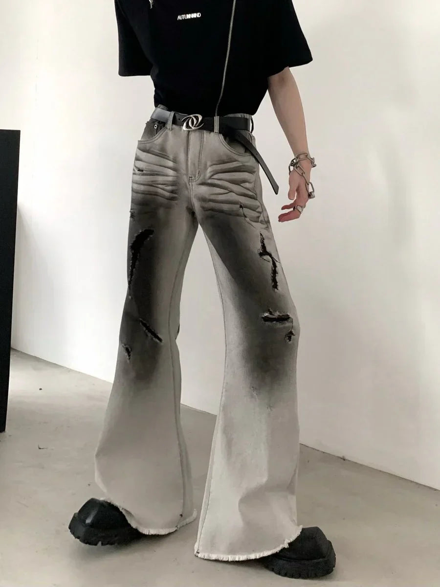 BLACK AND WHITE JEANS  FE0400