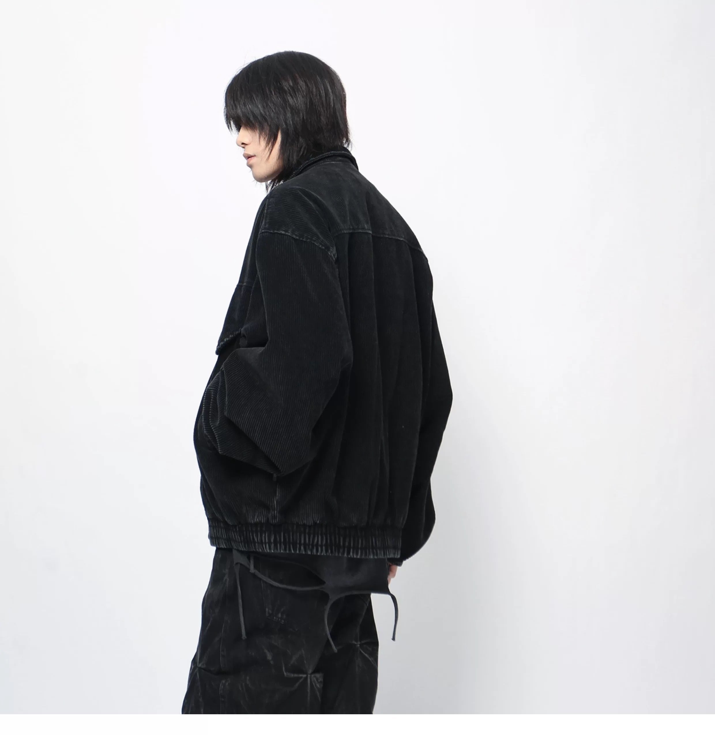 Vintage Corduroy Streetwear Jacket – American Style   FE0088