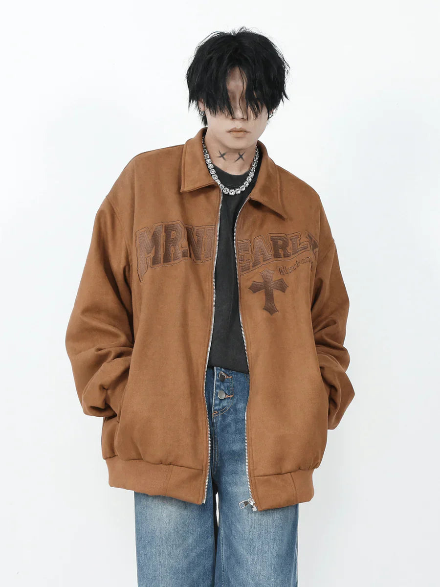 [MRNEARLY] SUEDE VINTAGE JACKET  FE0456