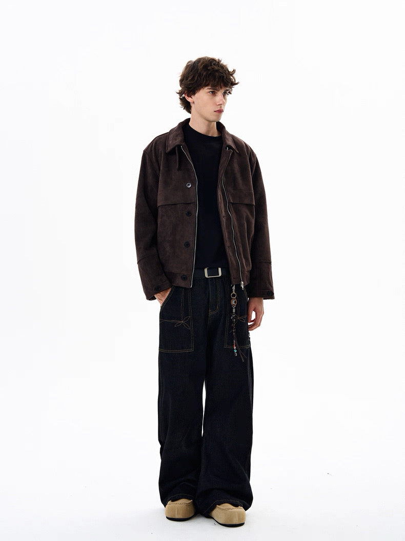 American Retro Suede Jacket  FE0349