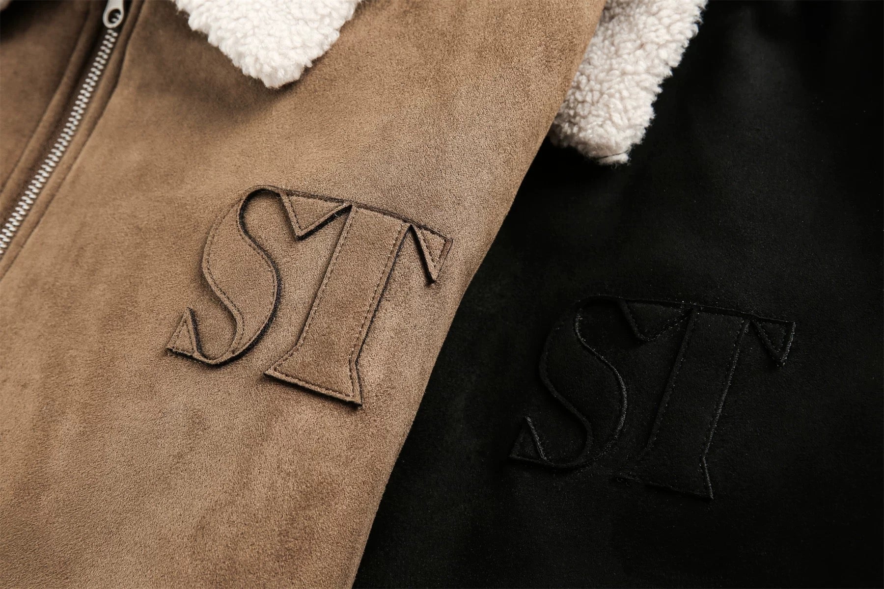 Men’s American Retro Thick Suede Coat  FE0074
