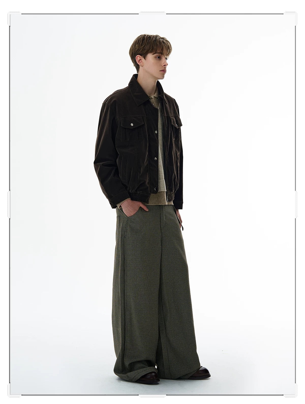 American Retro Suede Jacket  FE0349
