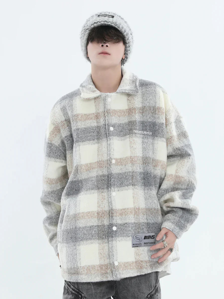 LOGO LOOSE LAPEL JACKET   FE0119