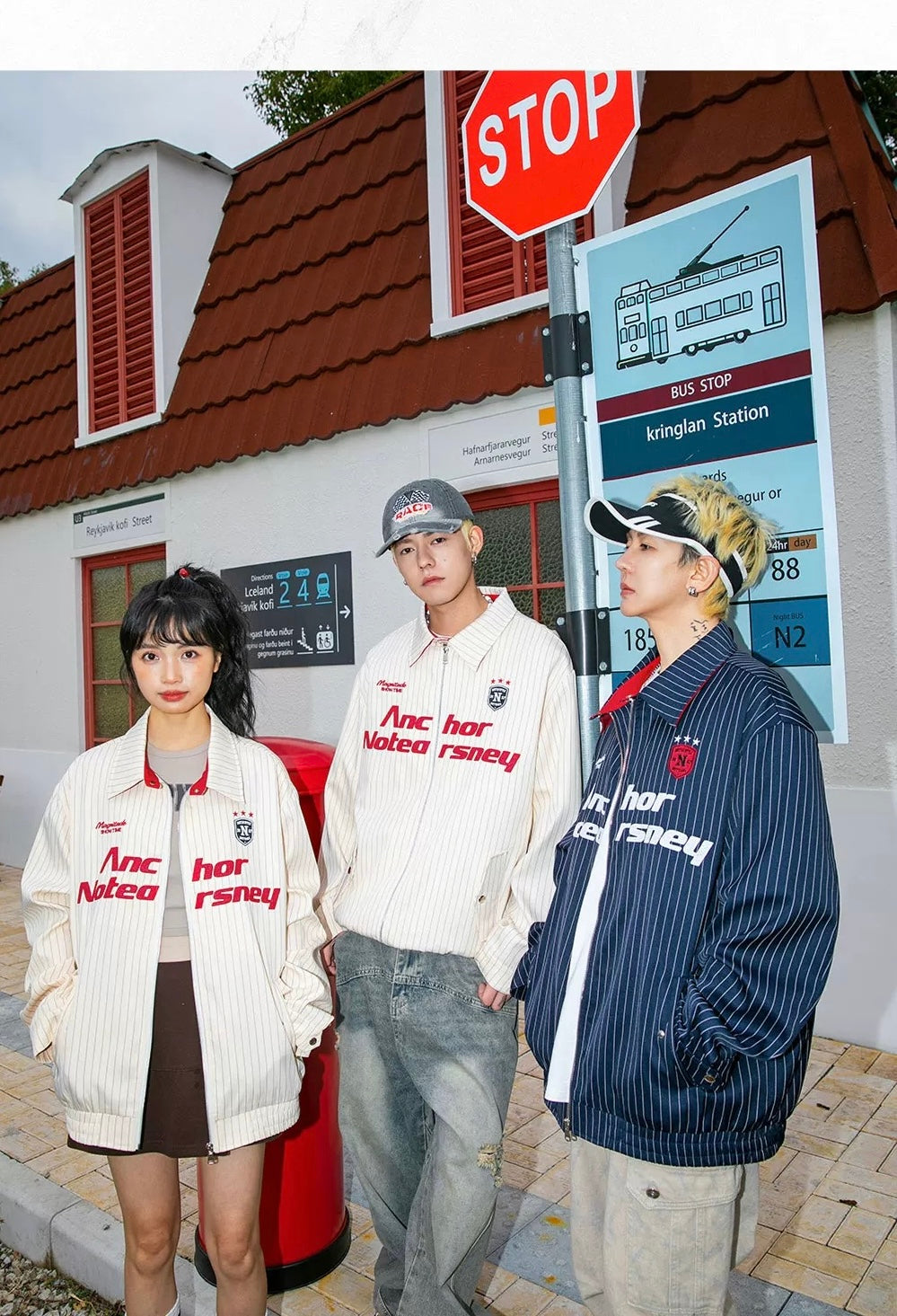 Men’s Striped Embroidered Jacket – Vintage American Streetwear Baseball Outerwear FE0321