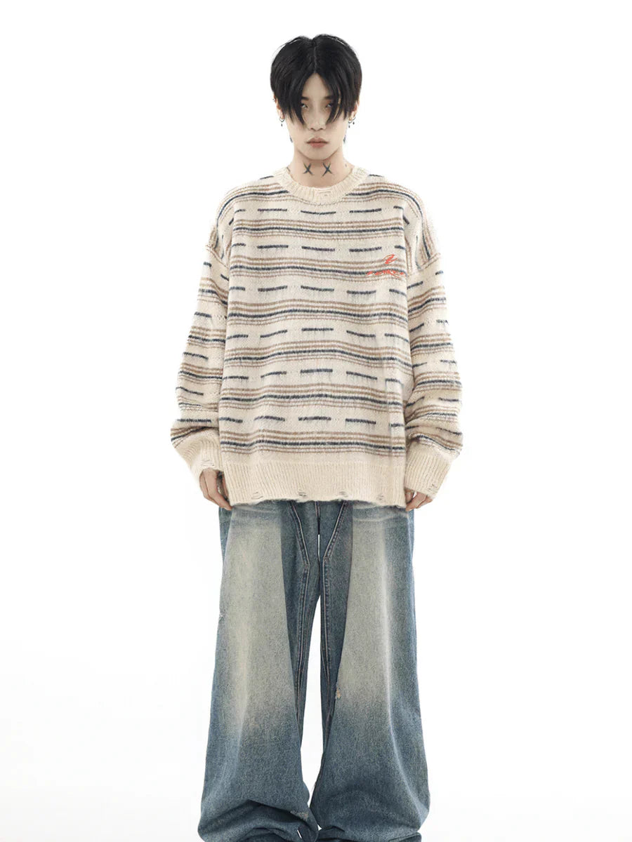 [MRNEARLY] ADVANCED SENSE OF ROUND NECK SWEATER  FE0651