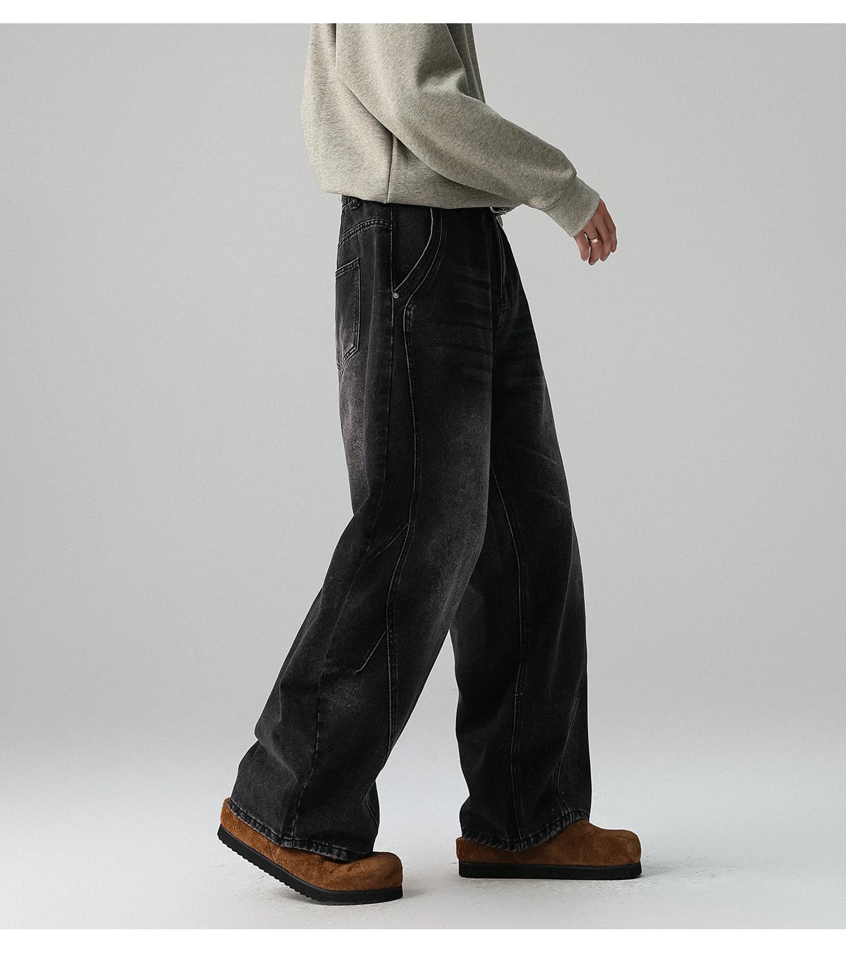 Men’s American Vintage Wide-Leg Jeans  FE0096