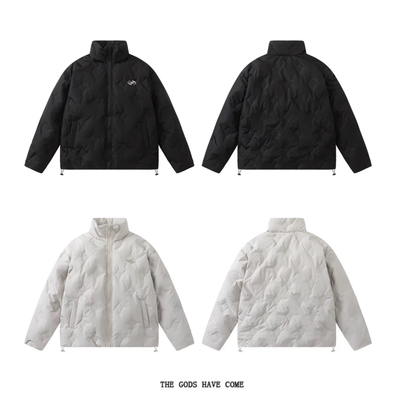 Men’s American Stand-Collar Puffer Jacket  FE0376