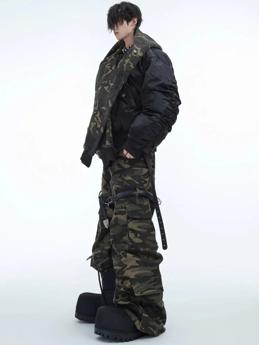 [CULTUREE] CAMOUFLAGE COTTON JACKET FE0488