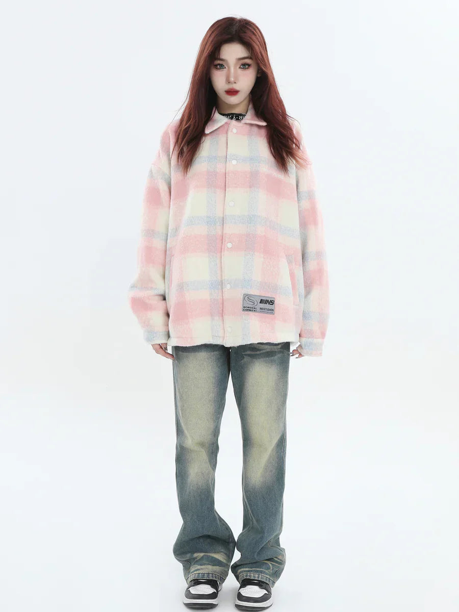 LOGO LOOSE LAPEL JACKET   FE0119