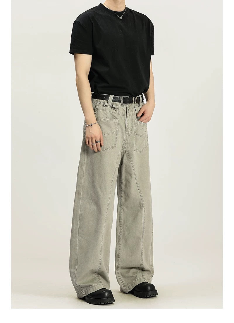 Men’s Vintage American Straight-Leg Cargo Pants  FE0343