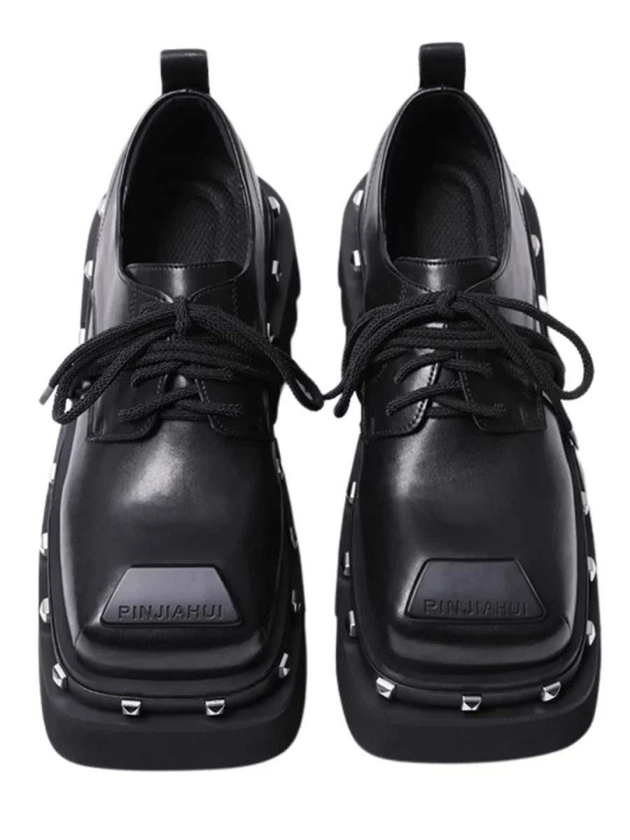DESIGN SQUARE HEAD DERBY SHOES S021