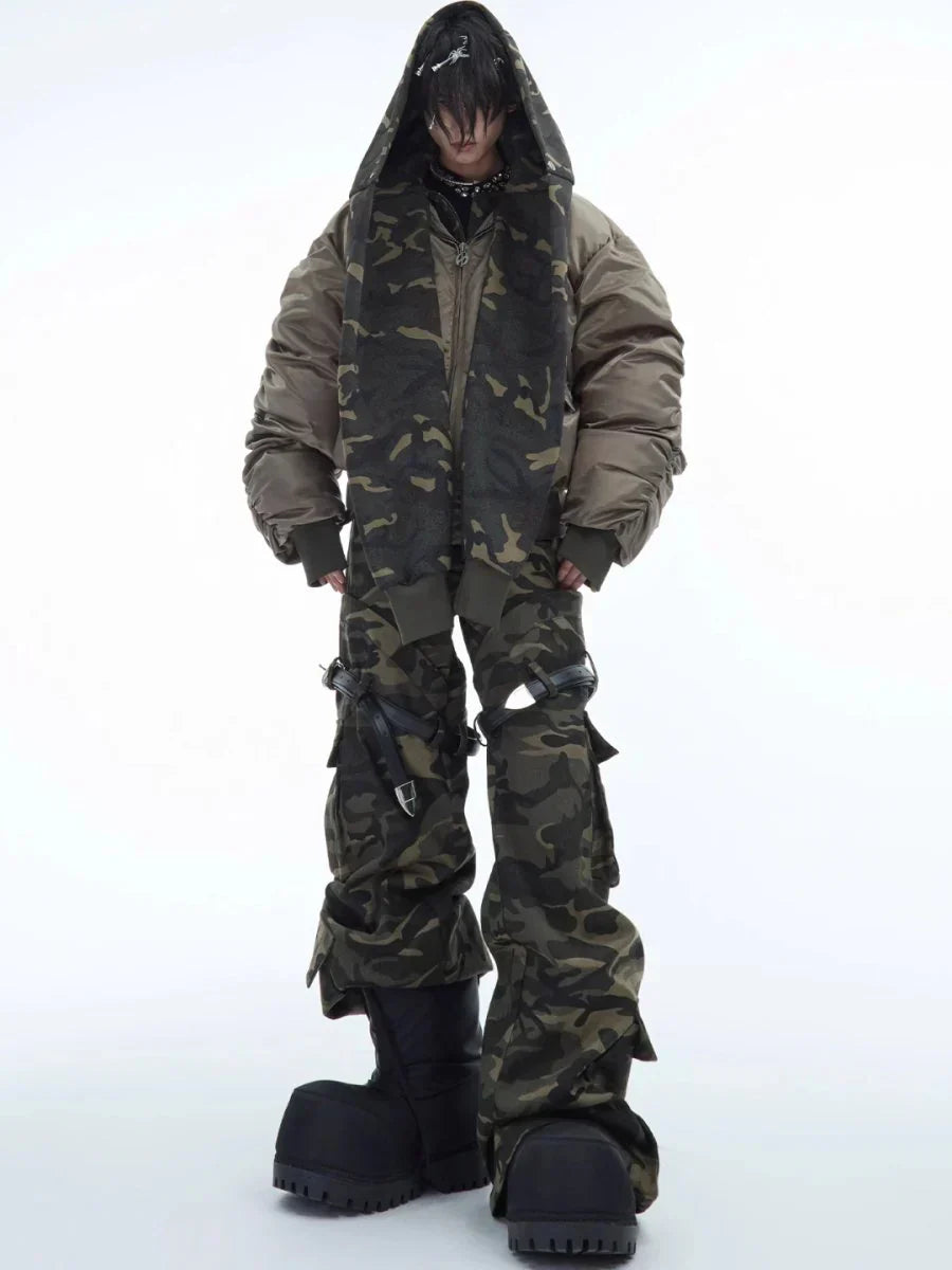 [CULTUREE] CAMOUFLAGE COTTON JACKET FE0488