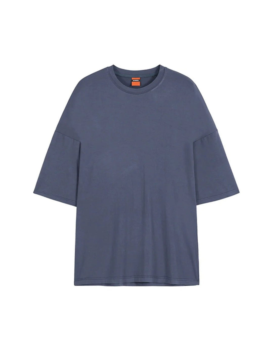 [MRCYC] COTTON LOOSE ROUND NECK HALF-SLEEVED T-SHIRT   FE0181