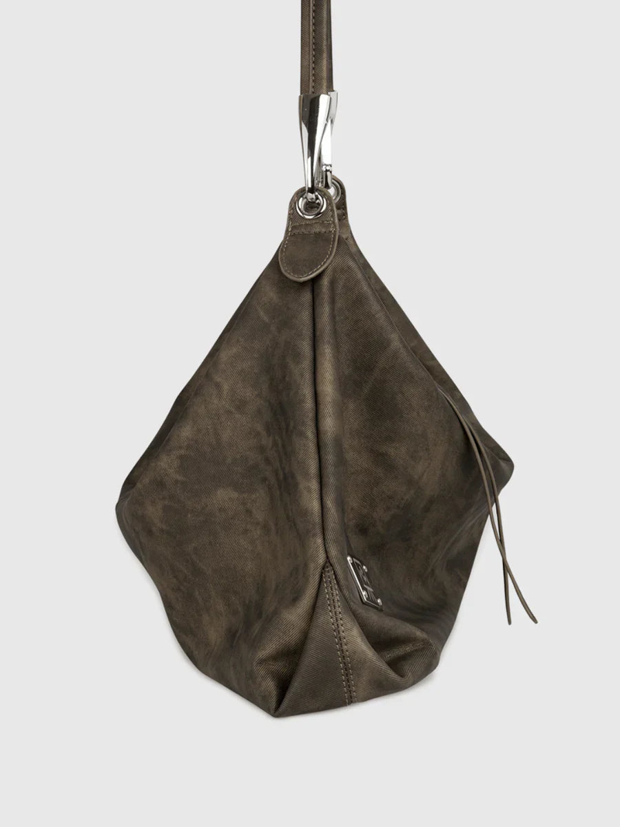 [LUCKYSTUDIO]LARGE SOFT LEATHER SHOULDER CROSSBODY BAG   FA113