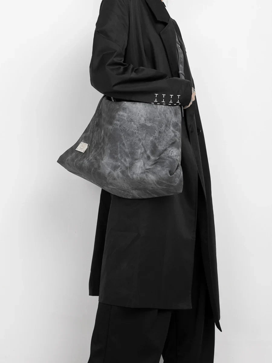 [LUCKYSTUDIO]LARGE SOFT LEATHER SHOULDER CROSSBODY BAG   FA113