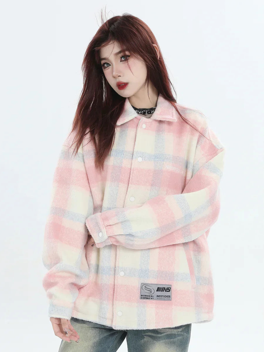 LOGO LOOSE LAPEL JACKET   FE0119