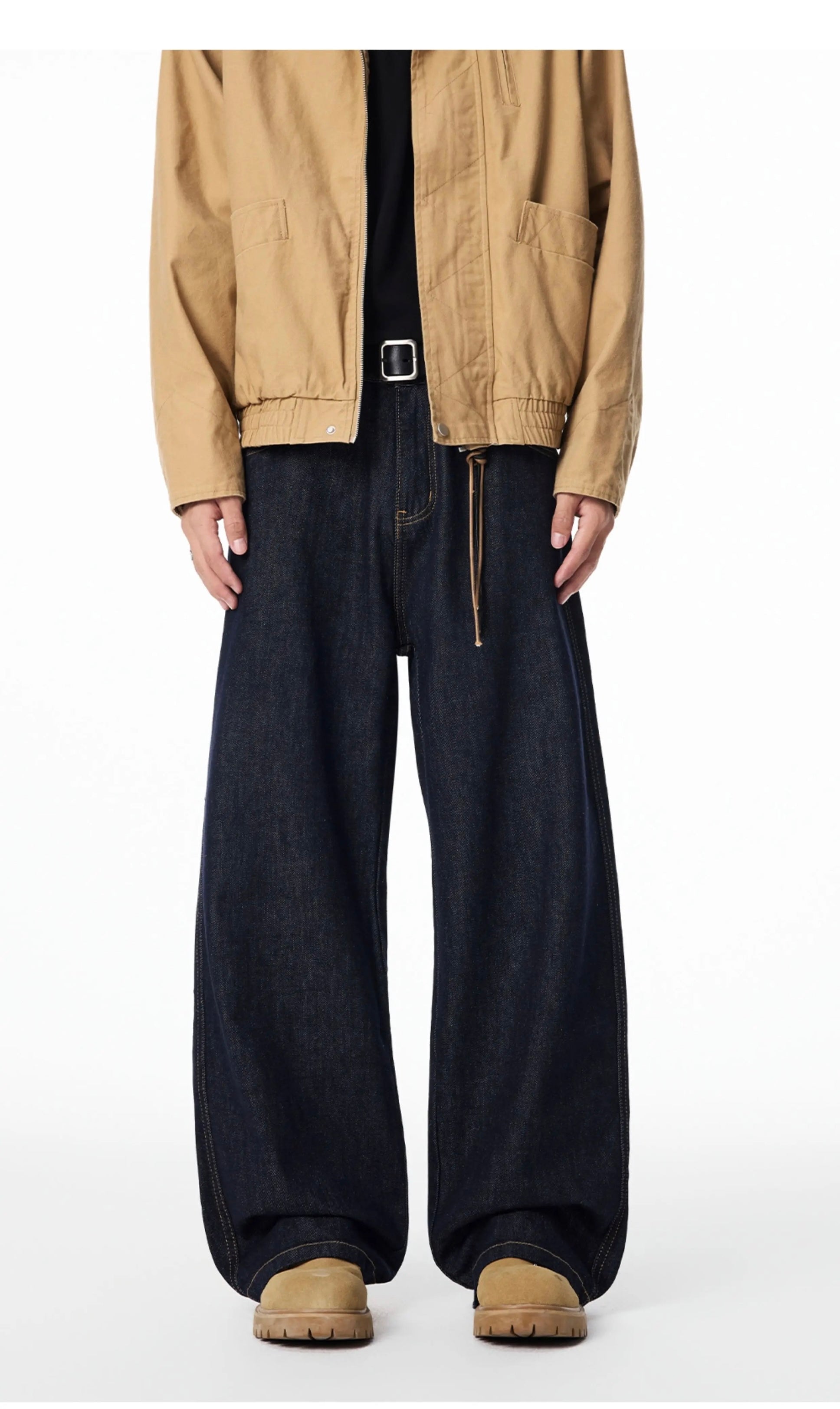 Men’s Vintage Raw Denim Streetwear Jeans   FE0084
