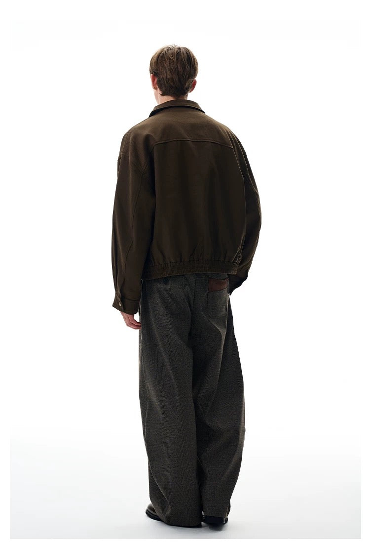 Men’s American Retro Commuter Jacket – Minimal Vintage Street Outerwear  FE0305