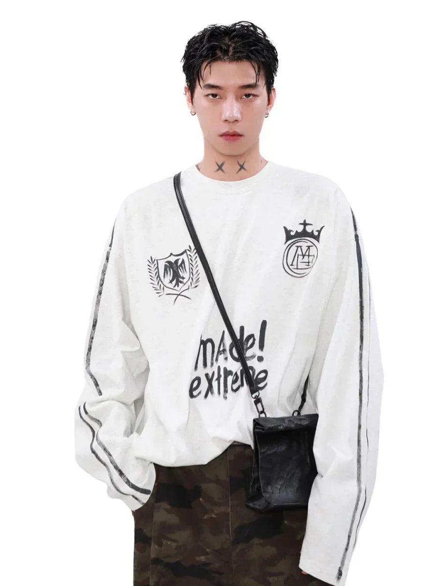 [MRNEARLY] STREET GRAFFITI T-SHIRT  FE0538