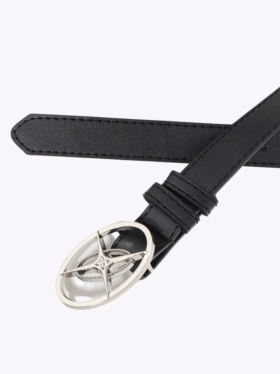 METAL BLACK TRENDY ADVANCED DESIGN SENSE BELT   FA098