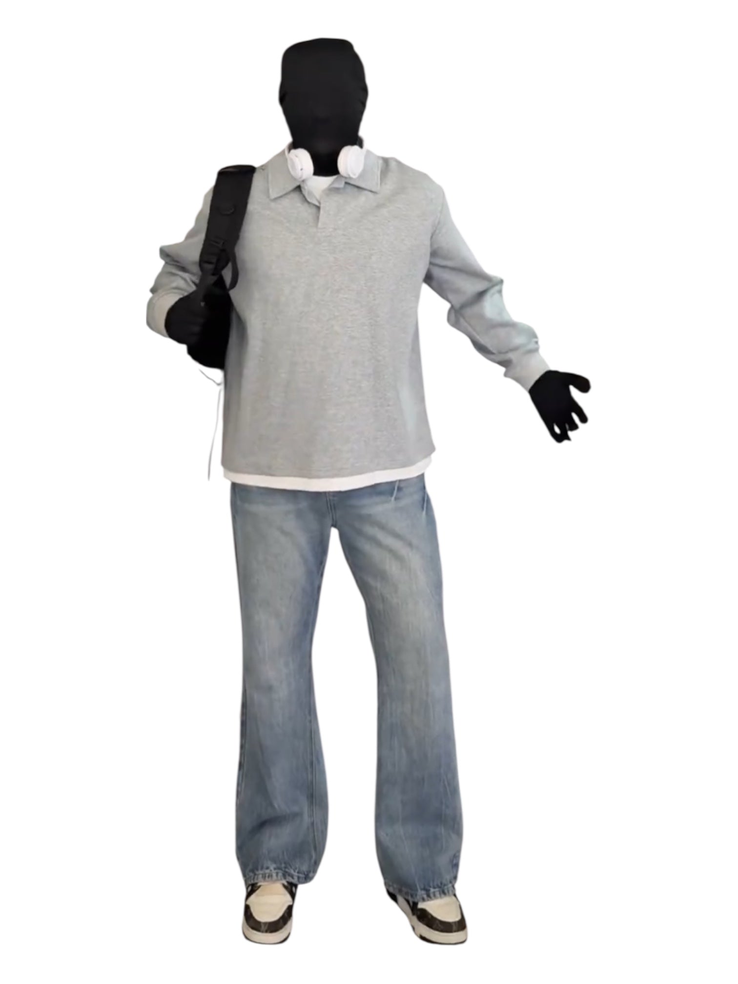 [A6 studio] LOOSE DRAPE BOOTCUT JEANS FE0672