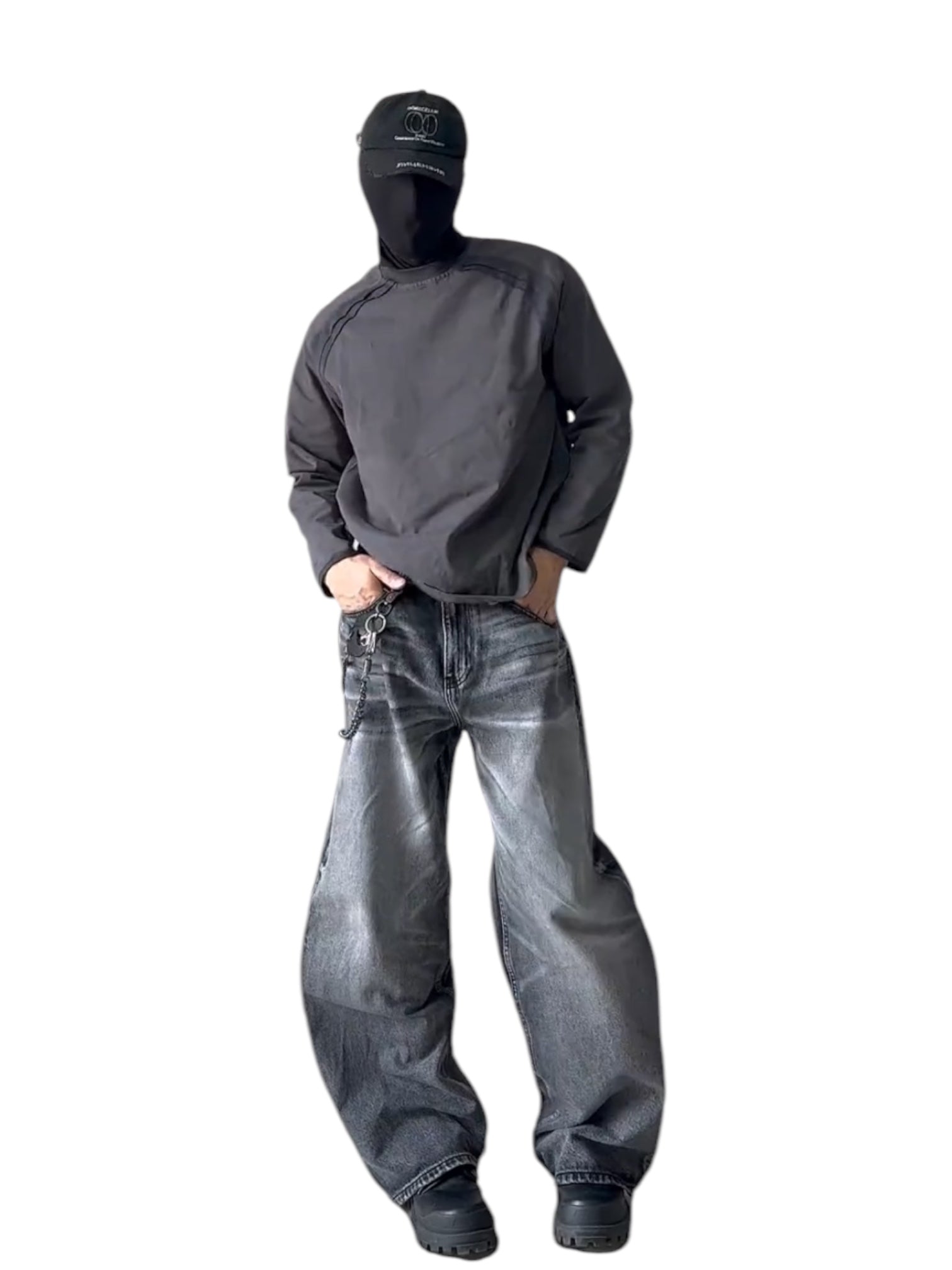 [TBR] WASHED A-CUT JEANS FE0671