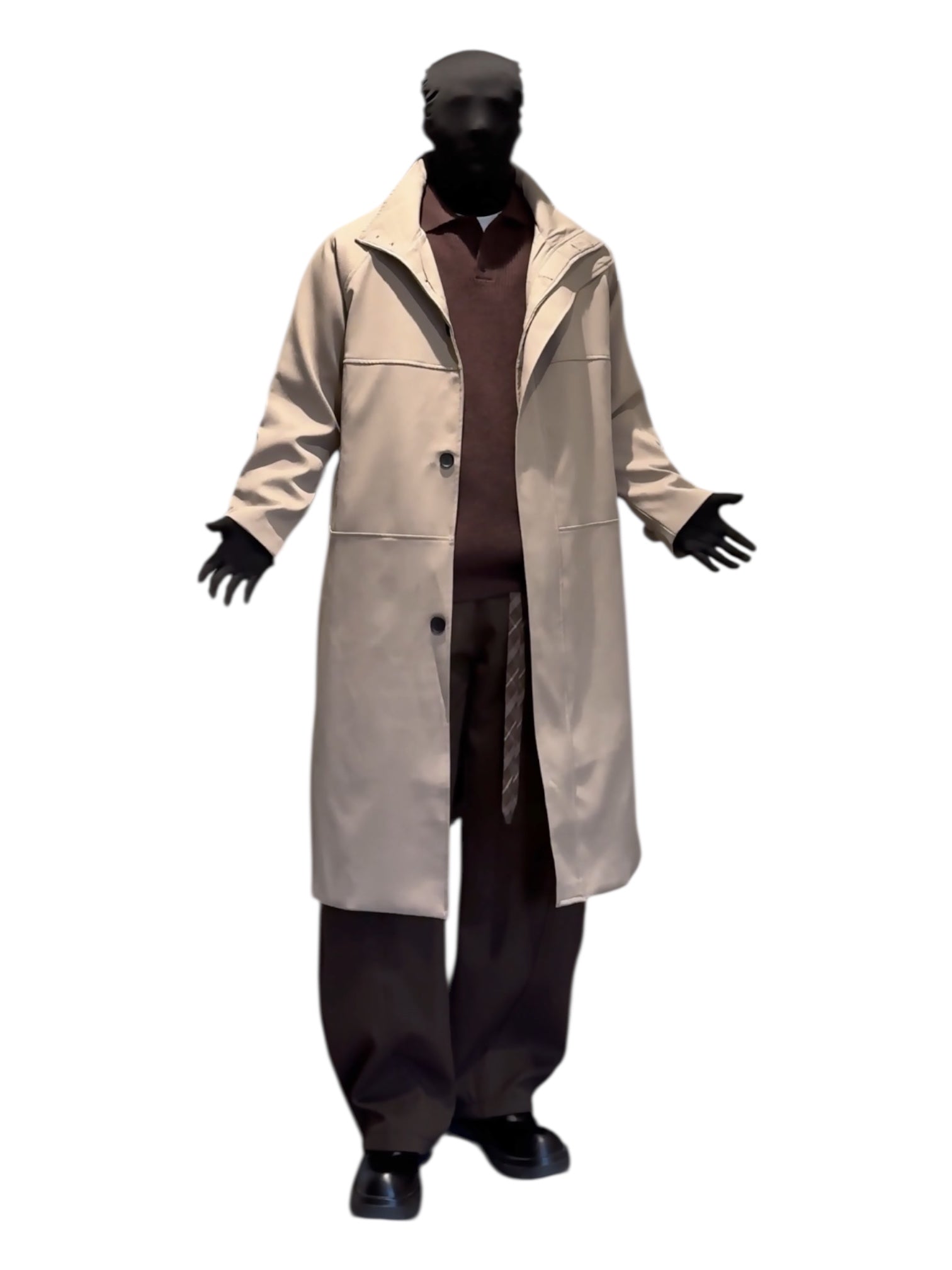STAND-COLLAR TRENCH COAT FE0510
