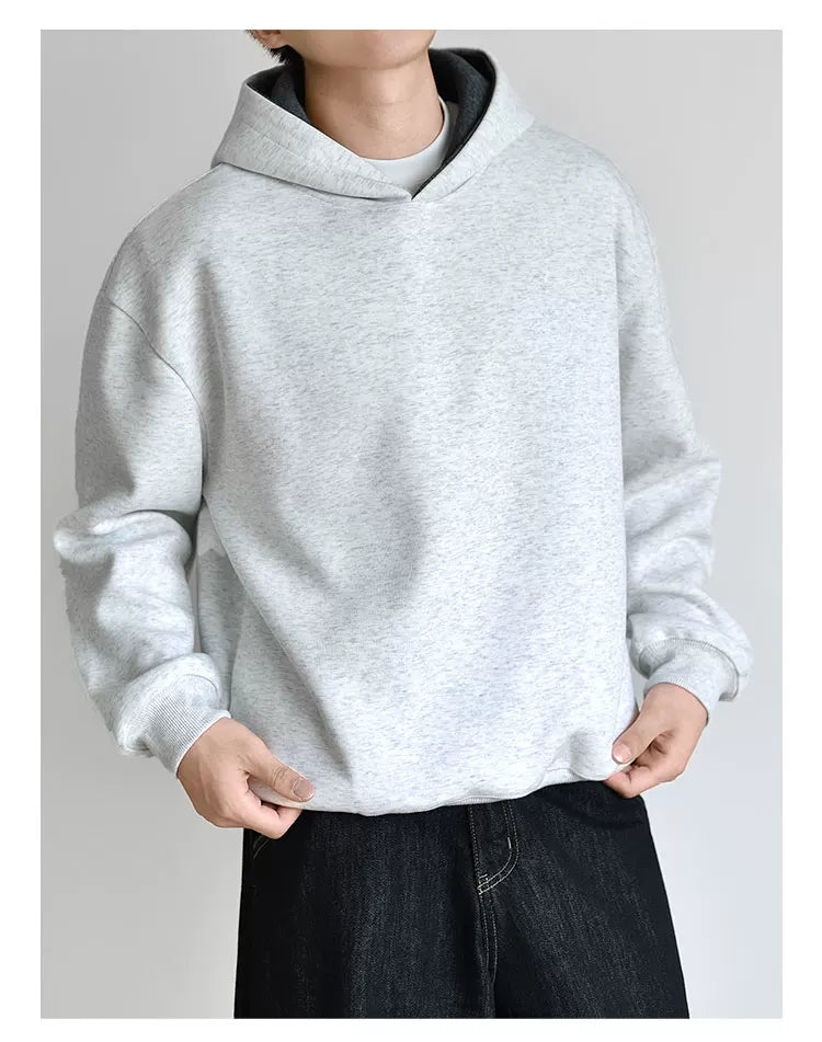 [Double color] Heavy 900G air layer hooded sweater FE0725