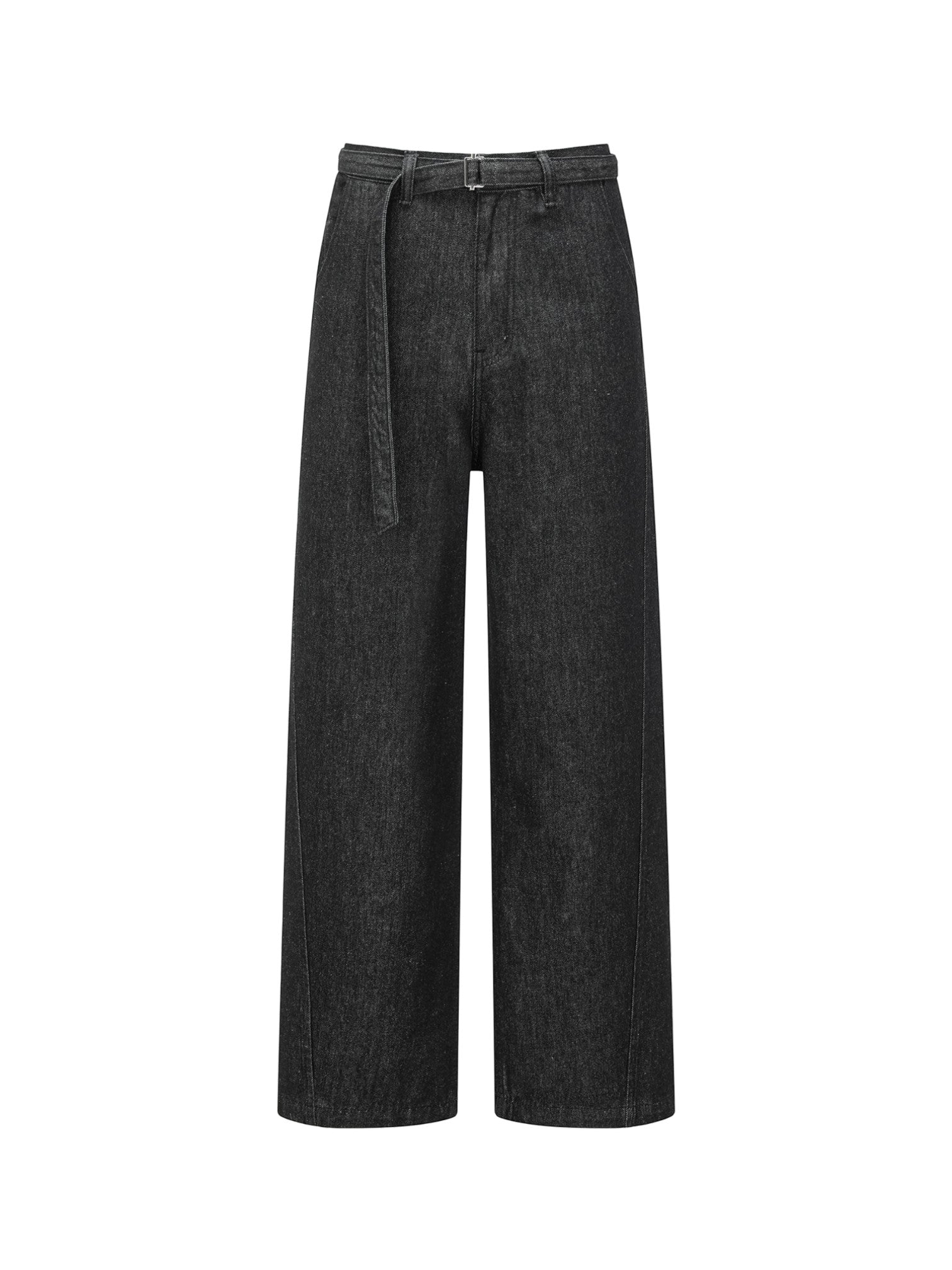 DRAWSTRING A-CUT HEAVY JEANS   FE0234