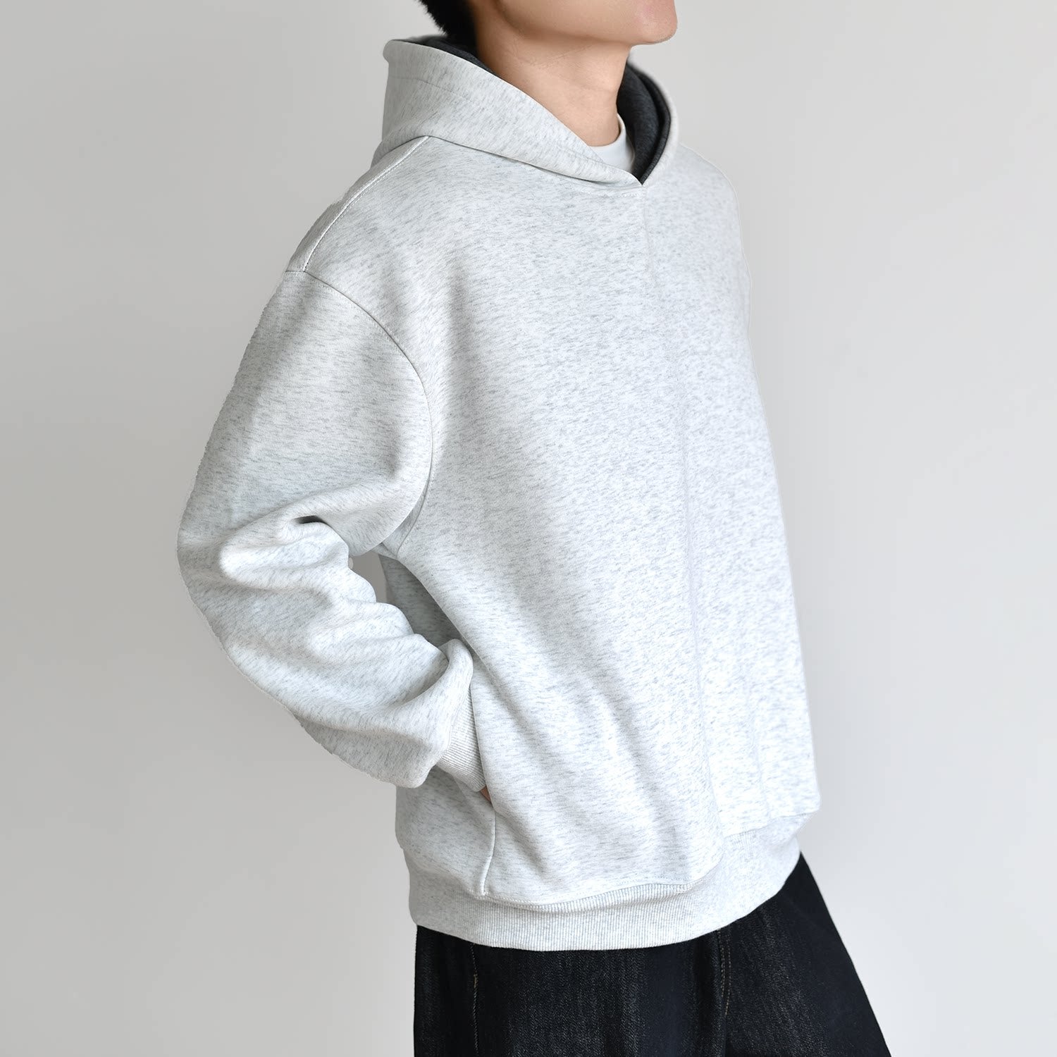 [Double color] Heavy 900G air layer hooded sweater FE0725